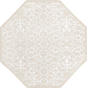 Snow White 7' 10 x 7' 10 Rushmore Octagon Area Rug 55% Polypropylene & 45% Polyester Durable Quality Carpet for Indoor Home Decorating for Sale at Rug Engine