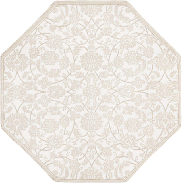Snow White 5' 3 x 5' 3 Rushmore Octagon Area Rug 55% Polypropylene & 45% Polyester Durable Quality Carpet for Indoor Home Decorating for Sale at Rug Engine