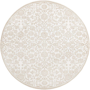 Snow White 7' 10 x 7' 10 Rushmore Round Area Rug 55% Polypropylene & 45% Polyester Durable Quality Carpet for Indoor Home Decorating for Sale at Rug Engine