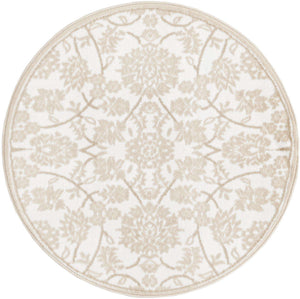Snow White 3' 3 x 3' 3 Rushmore Round Area Rug 55% Polypropylene & 45% Polyester Durable Quality Carpet for Indoor Home Decorating for Sale at Rug Engine