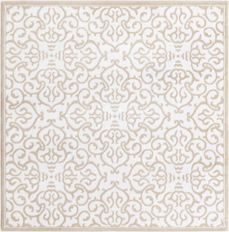 Snow White 5' 3 x 5' 3 Rushmore Square Area Rug 55% Polypropylene & 45% Polyester Durable Quality Carpet for Indoor Home Decorating for Sale at Rug Engine