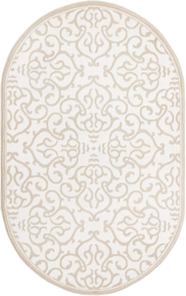 Snow White 3' 3 x 5' 3 Rushmore Oval Area Rug 55% Polypropylene & 45% Polyester Durable Quality Carpet for Indoor Home Decorating for Sale at Rug Engine