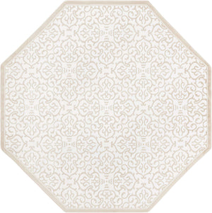 Snow White 7' 10 x 7' 10 Rushmore Octagon Area Rug 55% Polypropylene & 45% Polyester Durable Quality Carpet for Indoor Home Decorating for Sale at Rug Engine