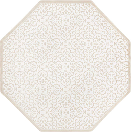Snow White 7' 10 x 7' 10 Rushmore Octagon Area Rug 55% Polypropylene & 45% Polyester Durable Quality Carpet for Indoor Home Decorating for Sale at Rug Engine