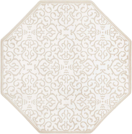 Snow White 5' 3 x 5' 3 Rushmore Octagon Area Rug 55% Polypropylene & 45% Polyester Durable Quality Carpet for Indoor Home Decorating for Sale at Rug Engine