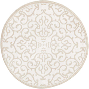 Snow White 3' 3 x 3' 3 Rushmore Round Area Rug 55% Polypropylene & 45% Polyester Durable Quality Carpet for Indoor Home Decorating for Sale at Rug Engine