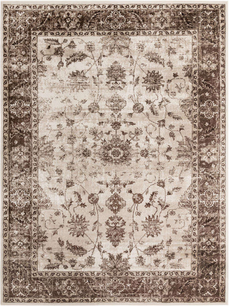 Cream 9' x 12' Rushmore Rectangle Area Rug 55% Polypropylene & 45% Polyester Durable Quality Carpet for Indoor Home Decorating for Sale at Rug Engine