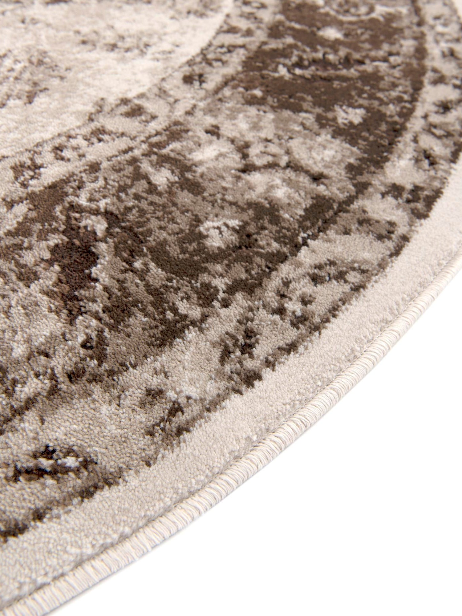 Cream 6' x 9' Rushmore Oval Area Rug 55% Polypropylene & 45% Polyester Durable Quality Carpet for Indoor Home Decorating for Sale at Rug Engine