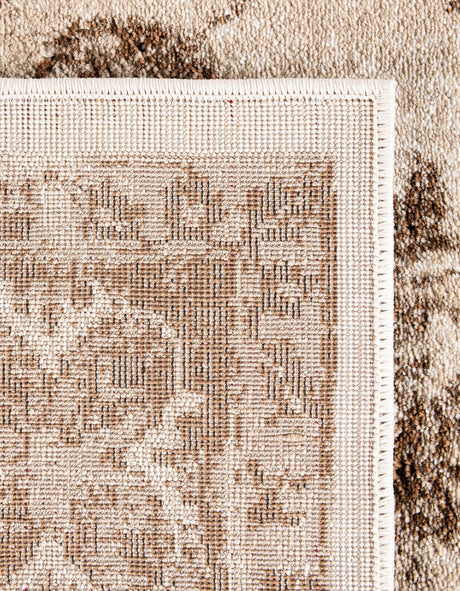 Cream 6' x 6' Rushmore Octagon Area Rug 55% Polypropylene & 45% Polyester Durable Quality Carpet for Indoor Home Decorating for Sale at Rug Engine