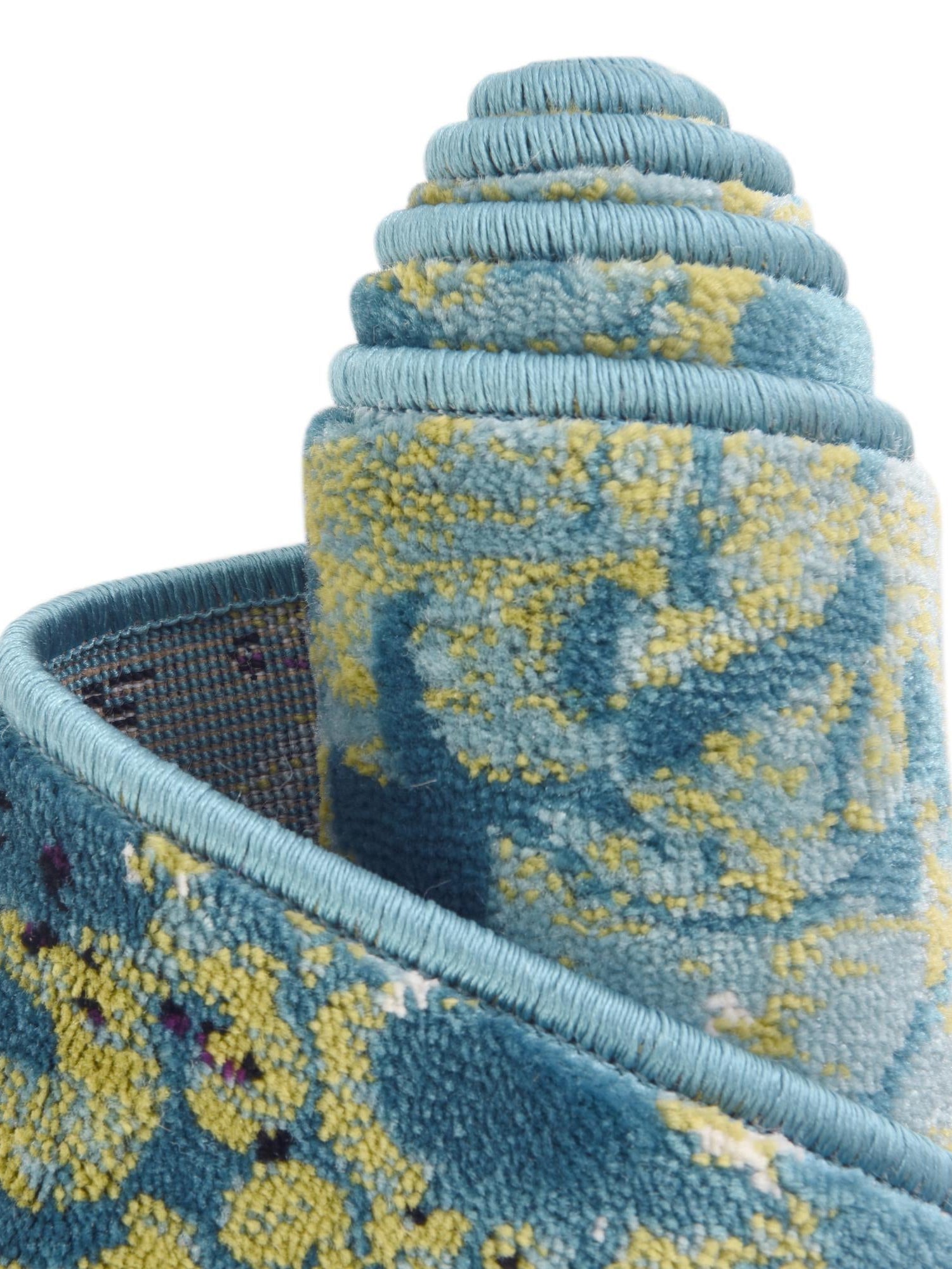 Blue 7' 10 x 10' Imperial Oval Area Rug 100% Polypropylene With Cotton Backing Traditional Vintage Distressed Design Carpet for Sale at Rug Engine