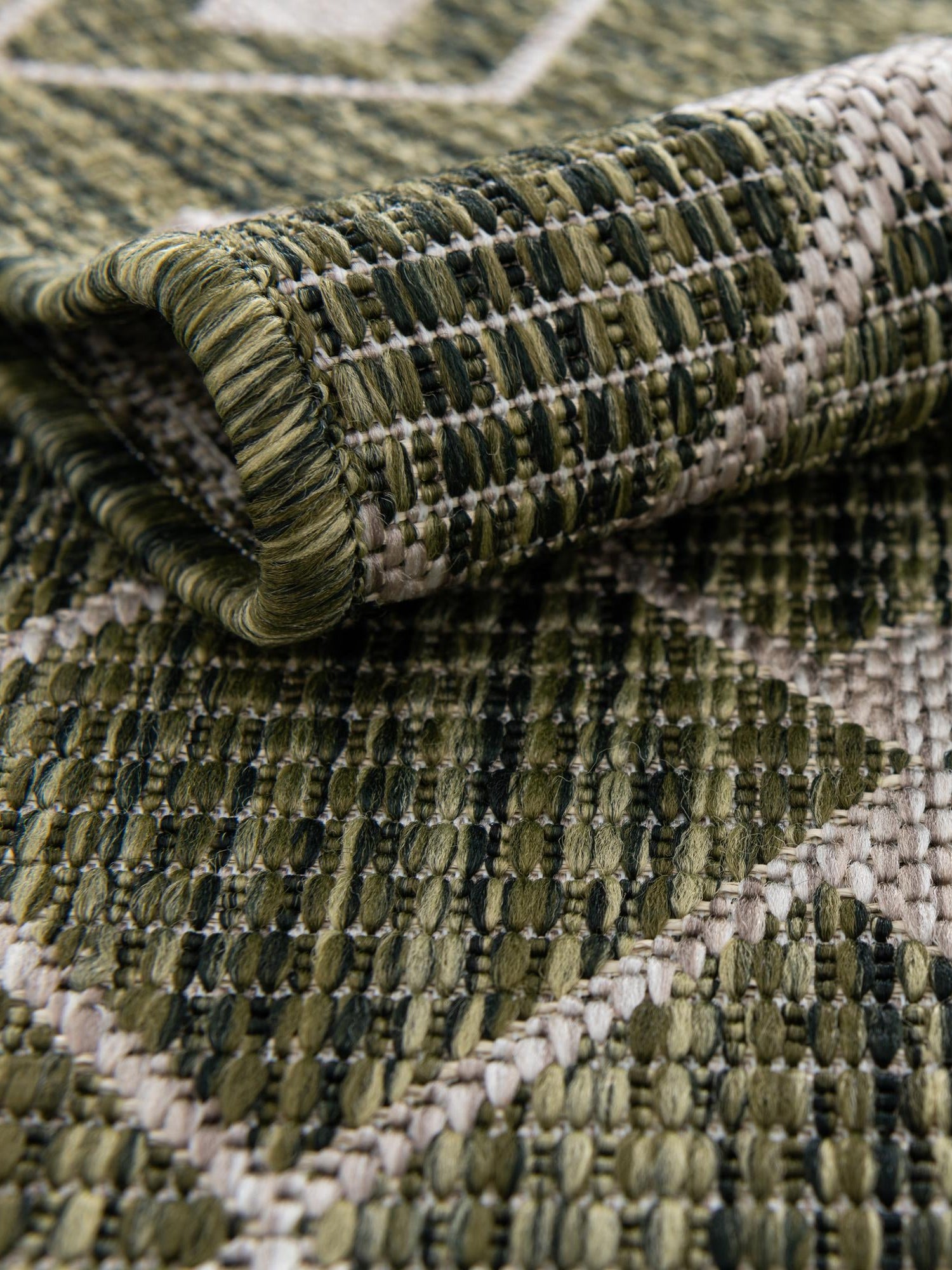 Green 7' 10 x 7' 10 Outdoor Trellis Octagon Area Rug Weather Resistant for Patio, Deck, Terrace, Balcony, Porch Geometric Design Water Safe Outside Carpet for Sale at Rug Engine