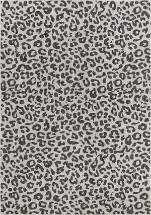 Light Gray 10' x 14' 1 Outdoor Safari Rectangle Area Rug Weather Resistant for Patio, Deck, Terrace, Balcony, Porch Animal Print Wildlife Nature Carpet for Sale at Rug Engine