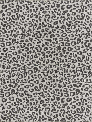 Light Gray 10' x 13' 1 Outdoor Safari Rectangle Area Rug Weather Resistant for Patio, Deck, Terrace, Balcony, Porch Animal Print Wildlife Nature Carpet for Sale at Rug Engine