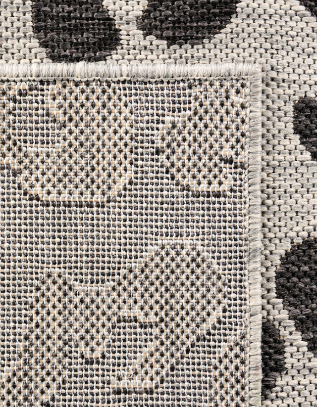Light Gray 7' 10 x 7' 10 Outdoor Safari Octagon Area Rug Weather Resistant for Patio, Deck, Terrace, Balcony, Porch Animal Print Wildlife Nature Carpet for Sale at Rug Engine