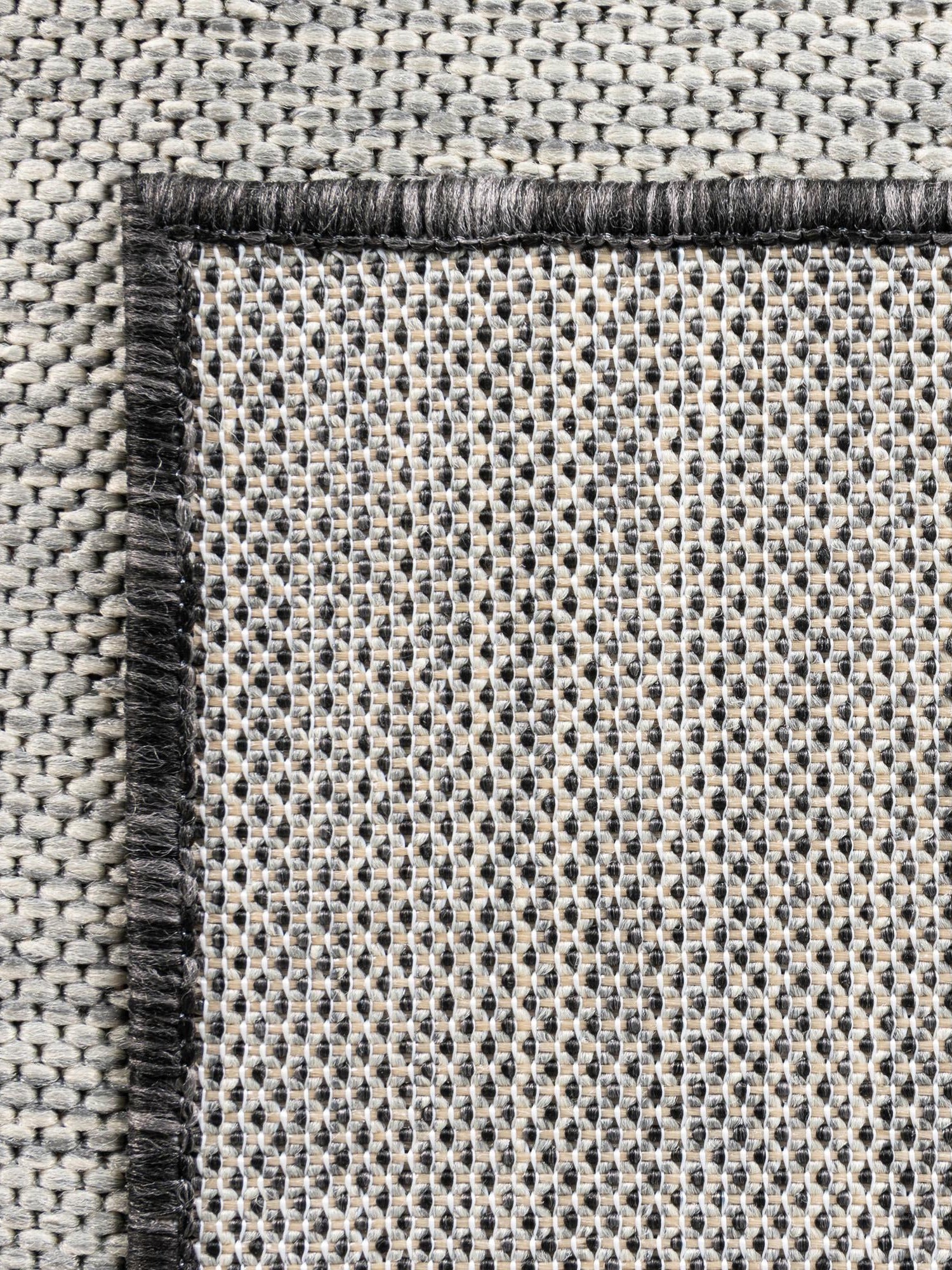 Charcoal Gray 10' 8 x 10' 8 Outdoor Modern Square Area Rug Weather Resistant for Patio, Deck, Terrace, Balcony, Porch 100% Polypropylene Modern Outside Carpet for Sale at Rug Engine