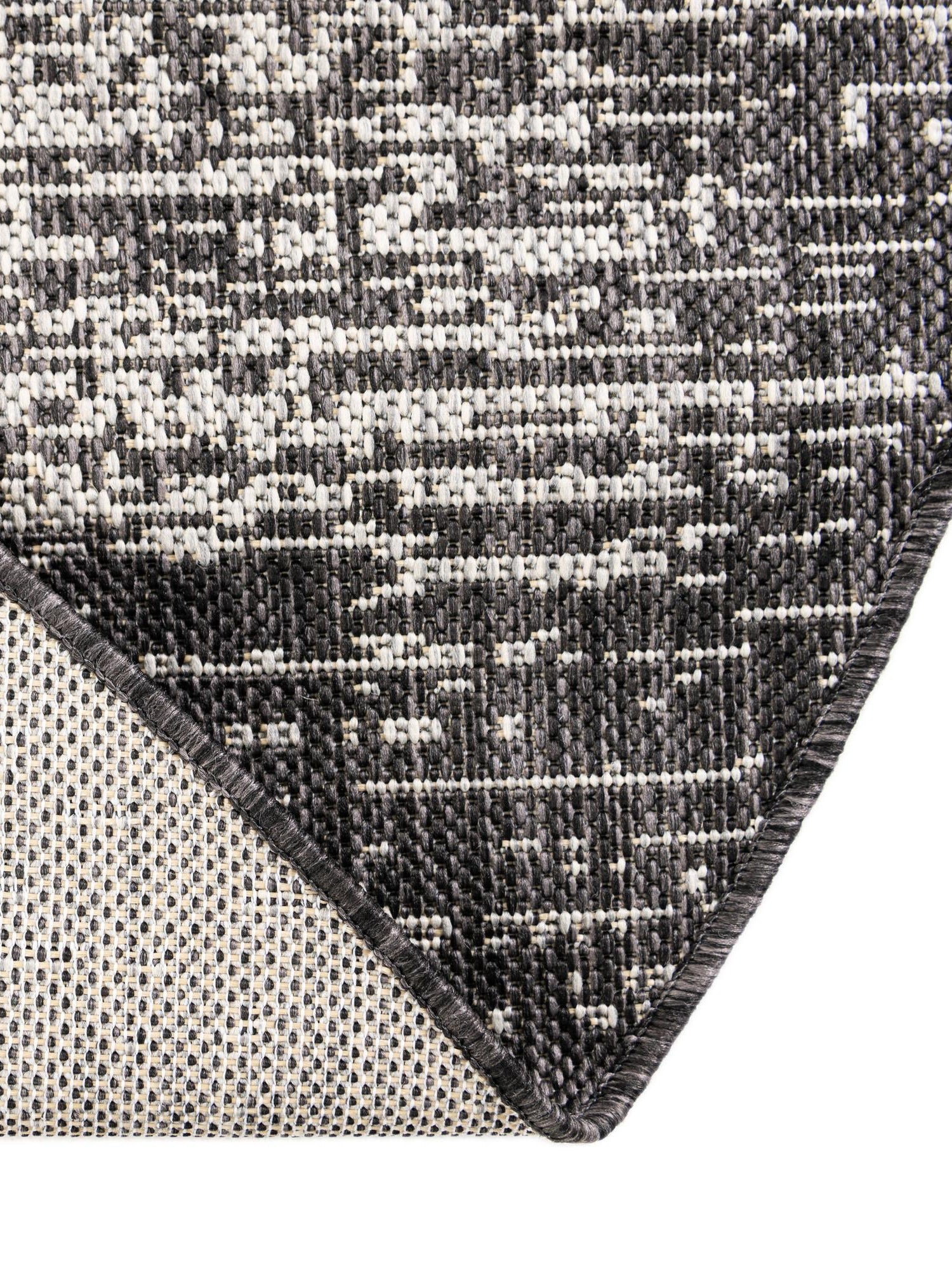 Charcoal Gray 3' 1 x 5' 3 Outdoor Modern Oval Area Rug Weather Resistant for Patio, Deck, Terrace, Balcony, Porch 100% Polypropylene Modern Outside Carpet for Sale at Rug Engine