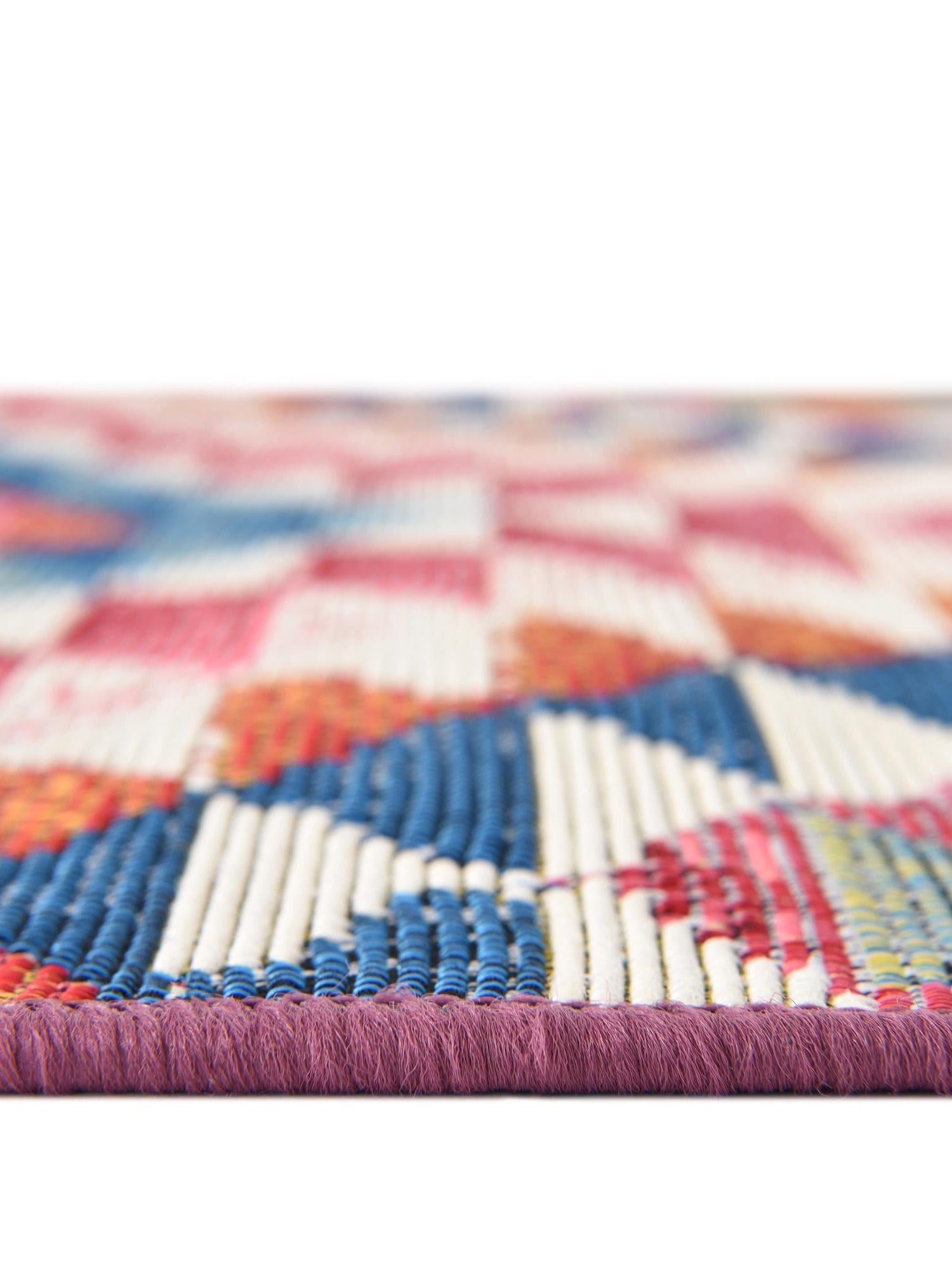 Multicolor 7' 10 x 10' Outdoor Southwestern Rectangle Area Rug Weather Resistant for Patio, Deck, Terrace, Balcony, Porch 100% Polypropylene Rustic Waterproof Carpet for Sale at Rug Engine
