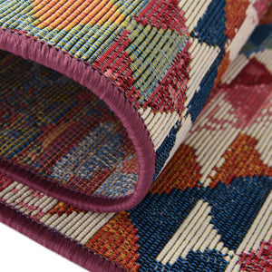 Multicolor 10' x 12' Outdoor Southwestern Rectangle Rug