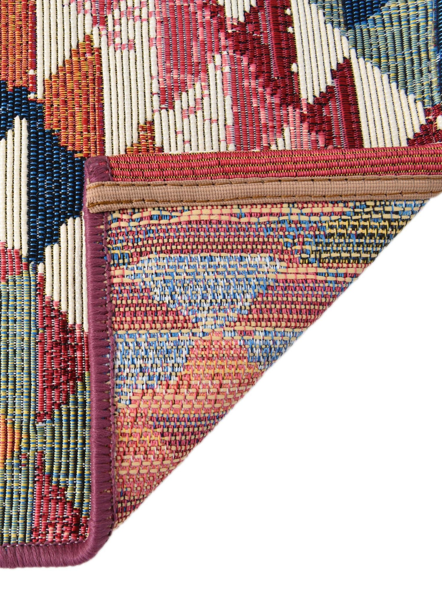 Multicolor 7' 10 x 10' Outdoor Southwestern Rectangle Area Rug Weather Resistant for Patio, Deck, Terrace, Balcony, Porch 100% Polypropylene Rustic Waterproof Carpet for Sale at Rug Engine