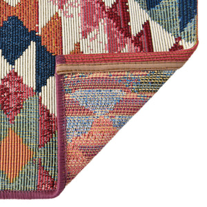 Multicolor 7' 10 x 10' Outdoor Southwestern Rectangle Area Rug Weather Resistant for Patio, Deck, Terrace, Balcony, Porch 100% Polypropylene Rustic Waterproof Carpet for Sale at Rug Engine