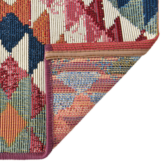 Multicolor 7' 10 x 10' Outdoor Southwestern Rectangle Area Rug Weather Resistant for Patio, Deck, Terrace, Balcony, Porch 100% Polypropylene Rustic Waterproof Carpet for Sale at Rug Engine