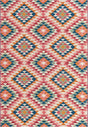 Multicolor 5' 3 x 8' Outdoor Southwestern Rectangle Area Rug Weather Resistant for Patio, Deck, Terrace, Balcony, Porch 100% Polypropylene Rustic Waterproof Carpet for Sale at Rug Engine
