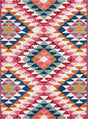 Multicolor 2' x 3' Outdoor Southwestern Rectangle Area Rug Weather Resistant for Patio, Deck, Terrace, Balcony, Porch 100% Polypropylene Rustic Waterproof Carpet for Sale at Rug Engine