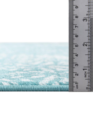 Turquoise 8' x 10' Sofia Oval Rug