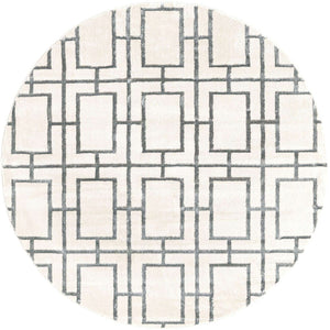White Silver 5' 3 x 5' 3 Marilyn Monroe Glam Round Area Rug 70% Polypropylene & 30% Polyester Vivid Geometric Modern Carpet for Interior Home Decor for Sale at Rug Engine