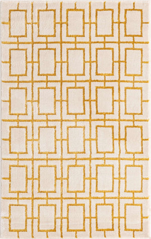 White Gold 3' 1 x 5' 3 Marilyn Monroe Glam Rectangle Area Rug 70% Polypropylene & 30% Polyester Vivid Geometric Modern Carpet for Interior Home Decor for Sale at Rug Engine