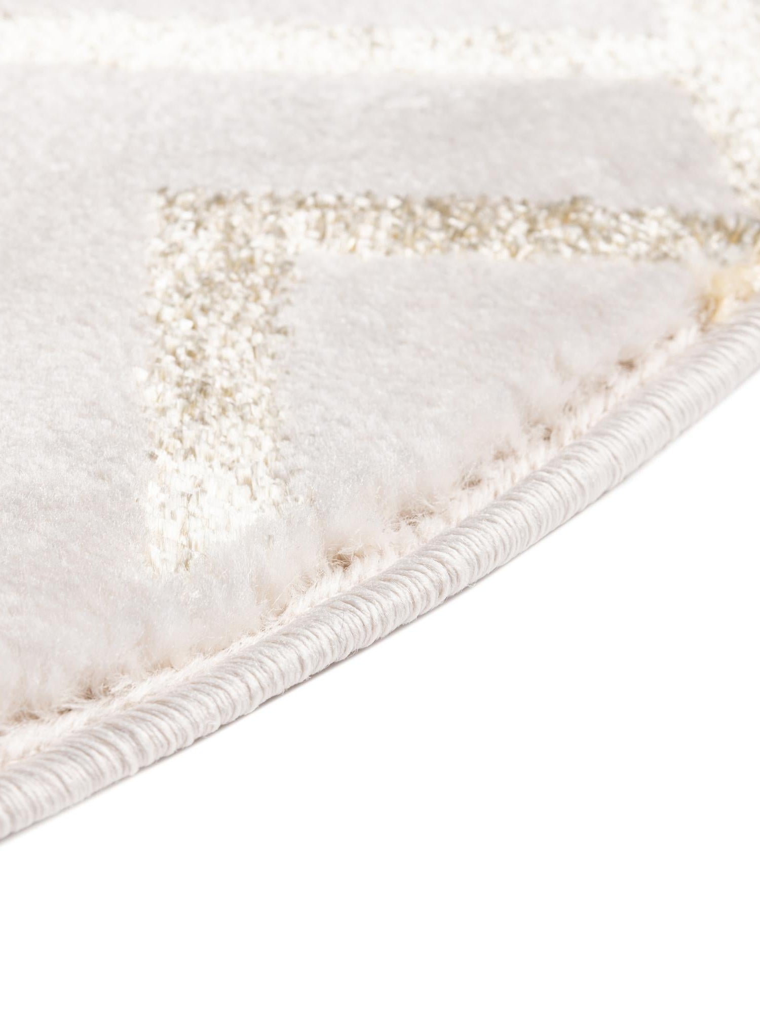 White Gold 7' 10 x 7' 10 Marilyn Monroe Glam Round Area Rug 70% Polypropylene & 30% Polyester Vivid Geometric Modern Carpet for Interior Home Decor for Sale at Rug Engine