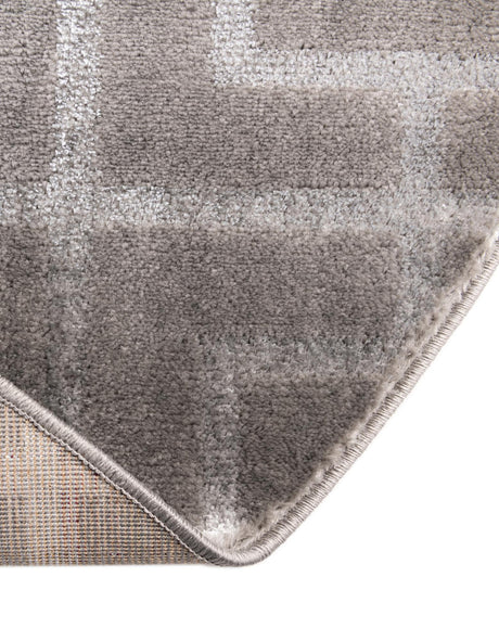 Gray Silver 5' 3 x 8' Marilyn Monroe Glam Oval Area Rug 70% Polypropylene & 30% Polyester Vivid Geometric Modern Carpet for Interior Home Decor for Sale at Rug Engine