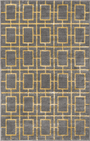 Gray Gold 3' 1 x 5' 3 Marilyn Monroe Glam Rectangle Area Rug 70% Polypropylene & 30% Polyester Vivid Geometric Modern Carpet for Interior Home Decor for Sale at Rug Engine