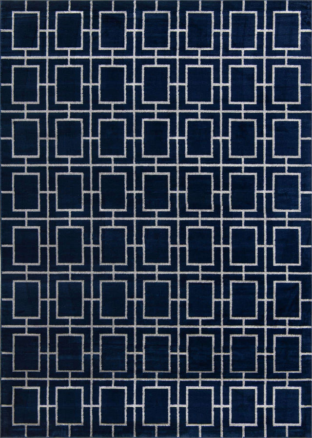 Navy Blue Silver 10' x 14' 1 Marilyn Monroe Glam Rectangle Area Rug 70% Polypropylene & 30% Polyester Vivid Geometric Modern Carpet for Interior Home Decor for Sale at Rug Engine