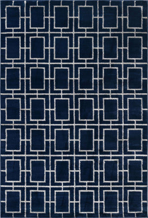 Navy Blue Silver 6' 1 x 9' Marilyn Monroe Glam Rectangle Area Rug 70% Polypropylene & 30% Polyester Vivid Geometric Modern Carpet for Interior Home Decor for Sale at Rug Engine