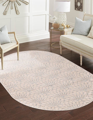 White Silver 5' 3 x 8' Marilyn Monroe Glam Oval Area Rug 70% Polypropylene & 30% Polyester Vivid Geometric Modern Carpet for Interior Home Decor for Sale at Rug Engine