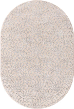 White Silver 4' 1 x 6' 1 Marilyn Monroe Glam Oval Area Rug 70% Polypropylene & 30% Polyester Vivid Geometric Modern Carpet for Interior Home Decor for Sale at Rug Engine