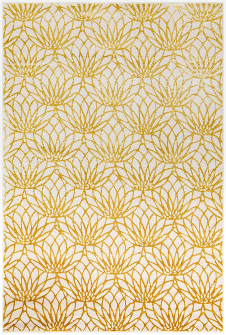 White Gold 6' 1 x 9' Marilyn Monroe Glam Rectangle Area Rug 70% Polypropylene & 30% Polyester Vivid Geometric Modern Carpet for Interior Home Decor for Sale at Rug Engine