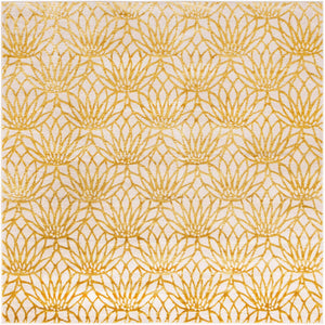 White Gold 7' 10 x 7' 10 Marilyn Monroe Glam Square Area Rug 70% Polypropylene & 30% Polyester Vivid Geometric Modern Carpet for Interior Home Decor for Sale at Rug Engine