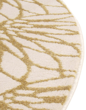 White Gold 7' 10 x 10' Marilyn Monroe Glam Oval Area Rug 70% Polypropylene & 30% Polyester Vivid Geometric Modern Carpet for Interior Home Decor for Sale at Rug Engine