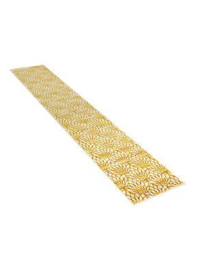 White Gold 2' 7 x 12' Marilyn Monroe Glam Runner Area Rug 70% Polypropylene & 30% Polyester Vivid Geometric Modern Carpet for Interior Home Decor for Sale at Rug Engine