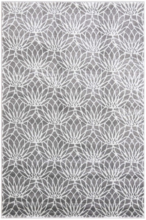 Gray Silver 6' 1 x 9' Marilyn Monroe Glam Rectangle Area Rug 70% Polypropylene & 30% Polyester Vivid Geometric Modern Carpet for Interior Home Decor for Sale at Rug Engine