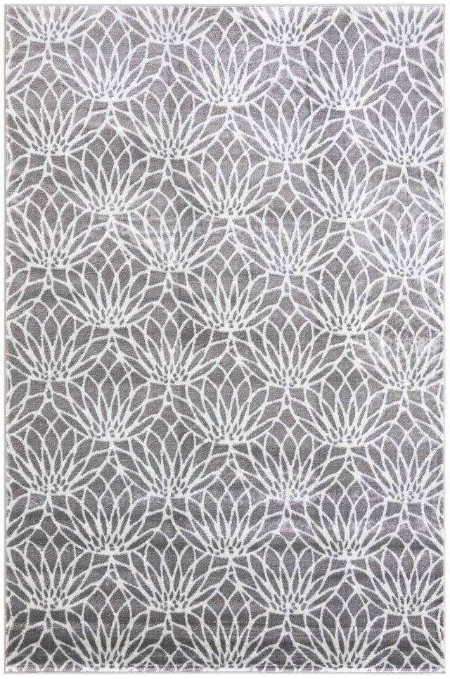 Gray Silver 6' 1 x 9' Marilyn Monroe Glam Rectangle Area Rug 70% Polypropylene & 30% Polyester Vivid Geometric Modern Carpet for Interior Home Decor for Sale at Rug Engine
