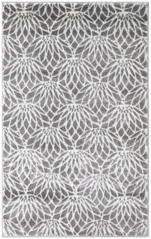 Gray Silver 3' 1 x 5' 3 Marilyn Monroe Glam Rectangle Area Rug 70% Polypropylene & 30% Polyester Vivid Geometric Modern Carpet for Interior Home Decor for Sale at Rug Engine