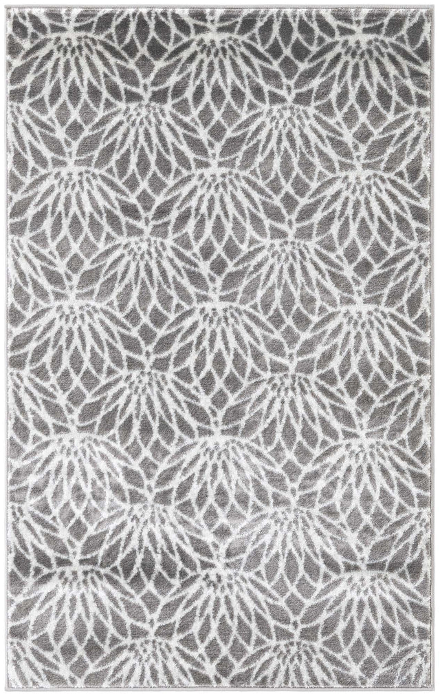 Gray Silver 3' 1 x 5' 3 Marilyn Monroe Glam Rectangle Area Rug 70% Polypropylene & 30% Polyester Vivid Geometric Modern Carpet for Interior Home Decor for Sale at Rug Engine