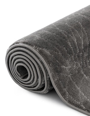 Gray Silver 7' 10 x 7' 10 Marilyn Monroe Glam Round Area Rug 70% Polypropylene & 30% Polyester Vivid Geometric Modern Carpet for Interior Home Decor for Sale at Rug Engine