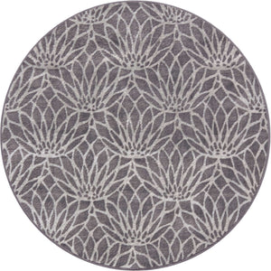 Gray Silver 3' 1 x 3' 1 Marilyn Monroe Glam Round Area Rug 70% Polypropylene & 30% Polyester Vivid Geometric Modern Carpet for Interior Home Decor for Sale at Rug Engine