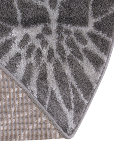 Gray Silver 5' 3 x 8' Marilyn Monroe Glam Oval Area Rug 70% Polypropylene & 30% Polyester Vivid Geometric Modern Carpet for Interior Home Decor for Sale at Rug Engine