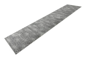 Gray Silver 2' 7 x 12' Marilyn Monroe Glam Runner Area Rug 70% Polypropylene & 30% Polyester Vivid Geometric Modern Carpet for Interior Home Decor for Sale at Rug Engine