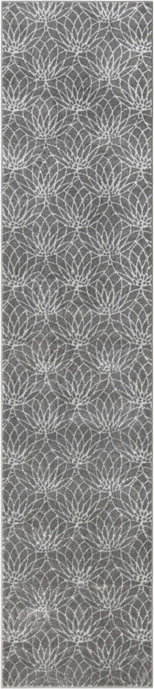 Gray Silver 2' 7 x 12' Marilyn Monroe Glam Runner Area Rug 70% Polypropylene & 30% Polyester Vivid Geometric Modern Carpet for Interior Home Decor for Sale at Rug Engine